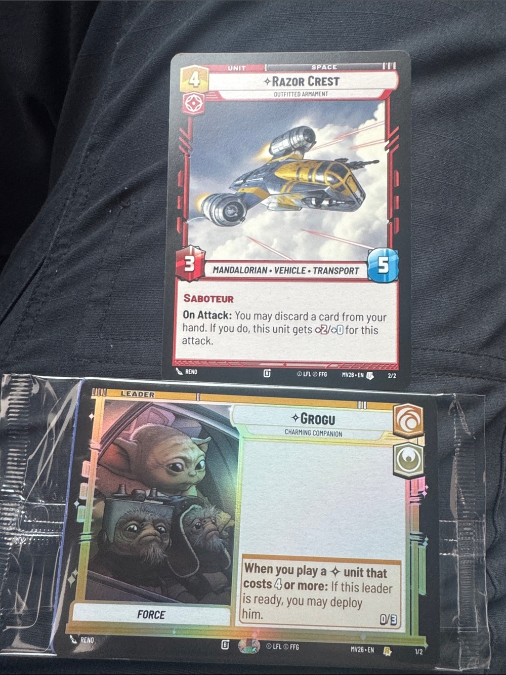 Star Wars Unlimited The Mandalorian And Grogu AMC EXCLUSIVE Collectable Cards